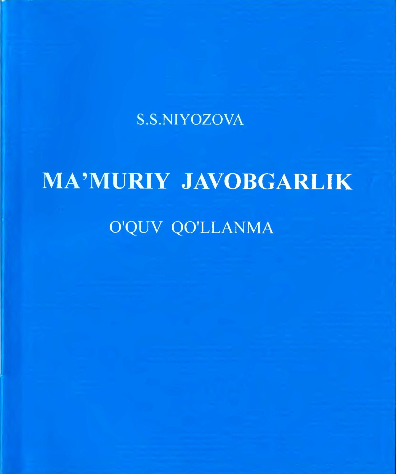 Ma muriy javobgarlik kodeksi. Ma'muriy javobgarlik. Ma'muriy javobgarlik to'g'risidagi Kodeksi.